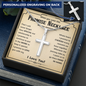 Promise Necklace Men, Promise Cross Necklace For Him, Cross Necklace For Son From Mom - Cross - BR5-JULY2-PRONE-4