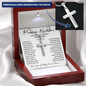 Boyfriend Promise Necklace, Personalized Cross Necklace For Men, Cross Necklace For Boyfriend - BR5-JULY2-PRONE-3
