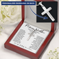 Boyfriend Promise Necklace, Personalized Cross Necklace For Men, Cross Necklace For Boyfriend - BR5-JULY2-PRONE-3