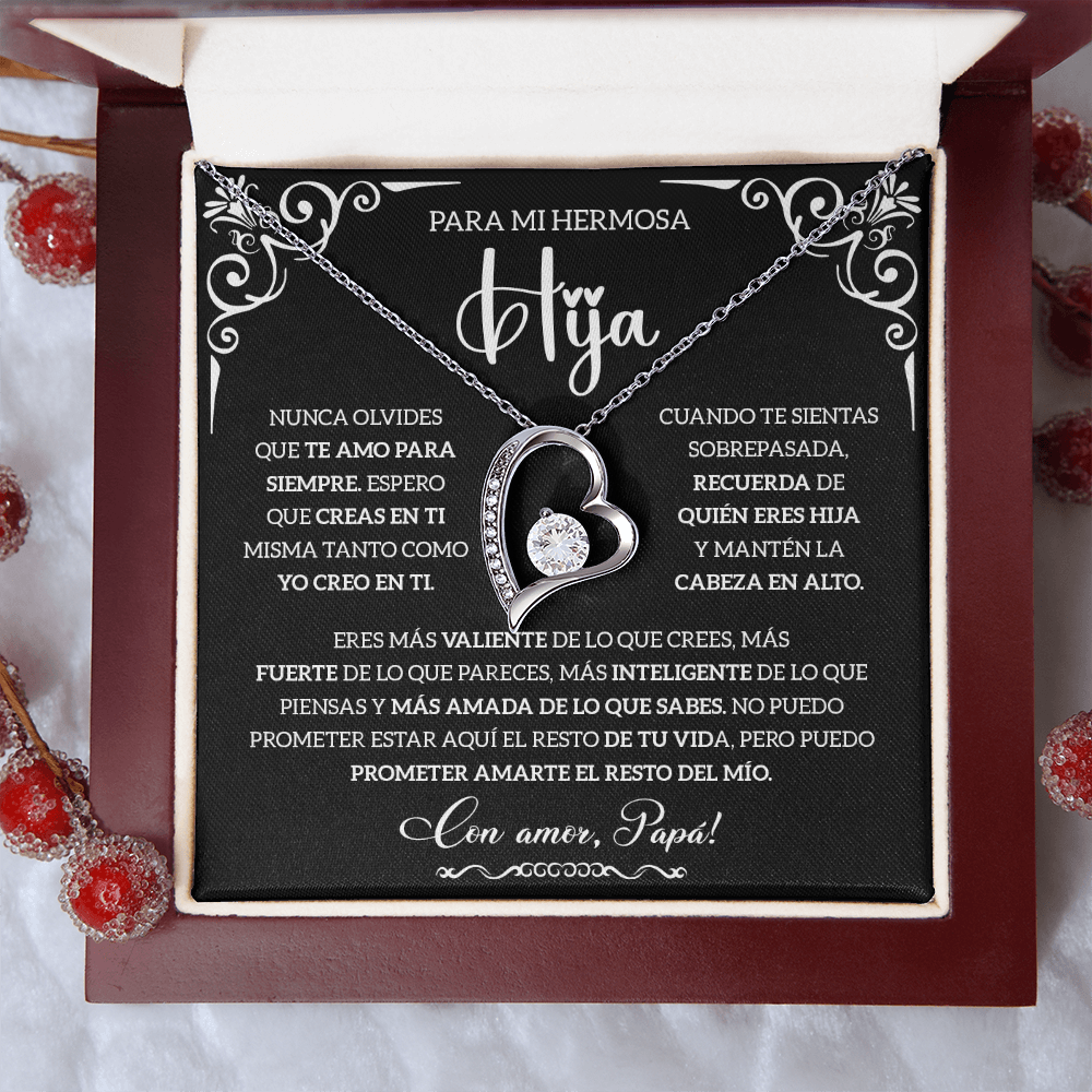Regalo Para Mi Hija En Español, Regalos Para Papa De Hija - HINESP-FBA-BR3-T5