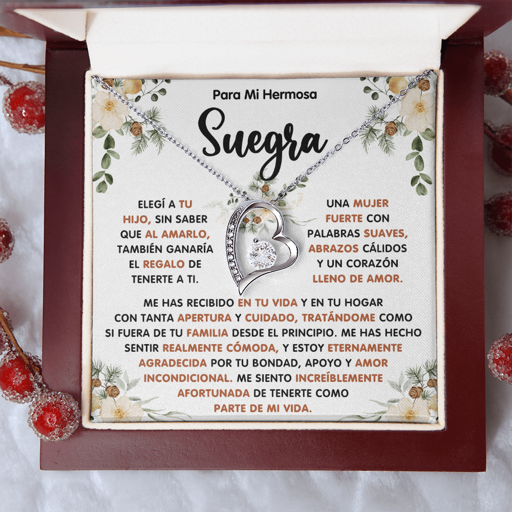 Regalo De Navidad Para Mi Suegra, Amor De Mis Amores, Un Regalo Unico Para El Amor De Mi Vida - SUEG_BR2_NLNM10_1