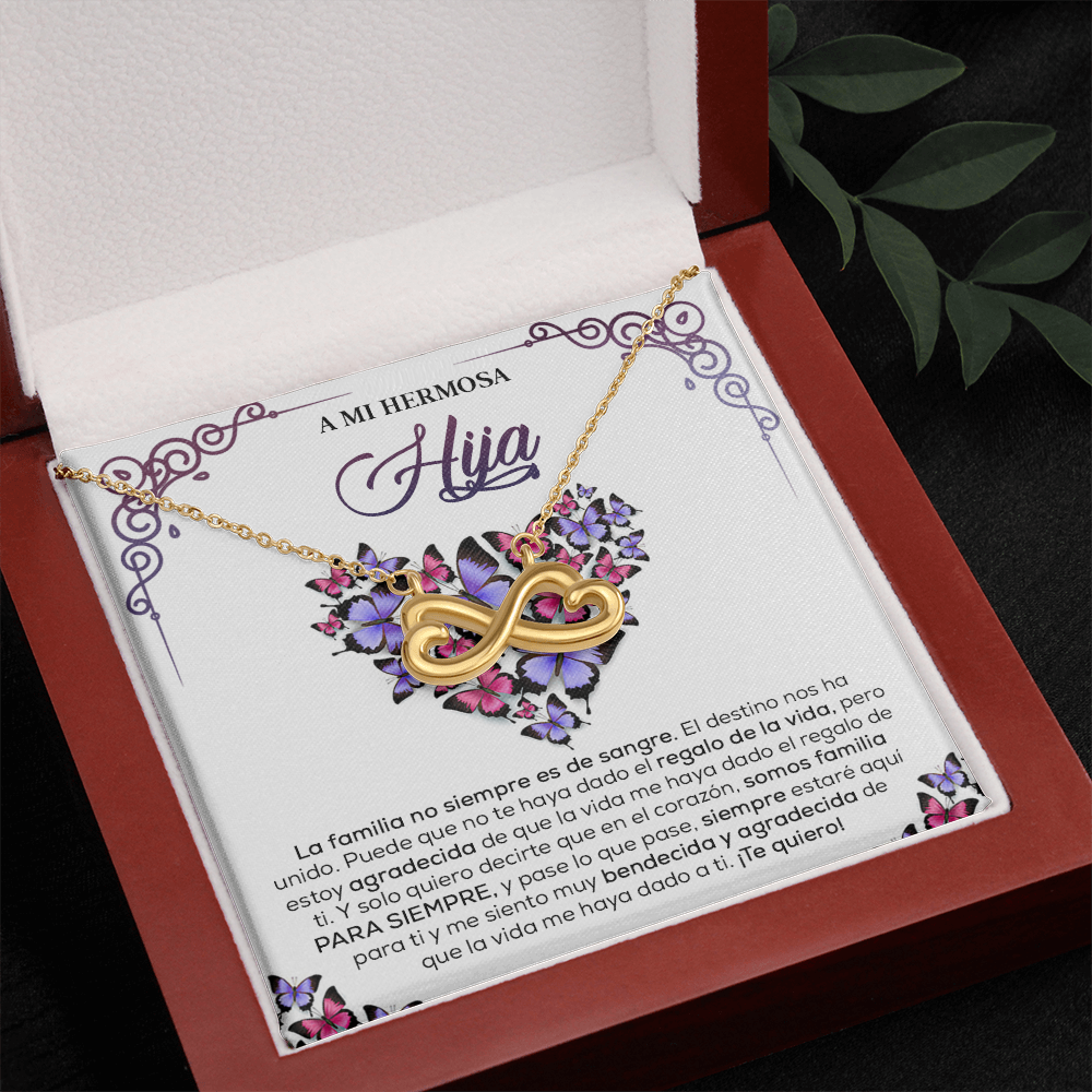 Regalo Para Hija Adulta, Cadena De Plata Para Mujer - HINESP-BR3-T4-3