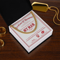 To My Man Cuban Chain Necklace, Valentine Day Presents For Man, Husband Valentine Day Gifts From Wife, Valentine Day Gifts For Husband And Wife