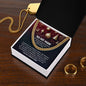 To My Man Necklace, Promise Necklace For Men, Stainless Steel Men Chain Cuban Links, 925 Cuban Link Chain For Men