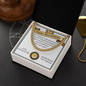 World's Best Boyfriend Cuban Chain Necklace, Valentine Day Gifts For Husband From Wife, Gifts For Husband From Wife Unique Valentine Day