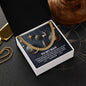 To My Man Necklace, Cuban Necklace For Men, Christmas Gifts For Man, Mens Gold Cuban Link Chain, To My Man Necklaces Gift