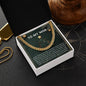 To My Man Necklace, Stainless Steel Gold Cuban Link Chain For Men, Cuban Chain Necklace For Men, Gold Cuban Link Chain For Men