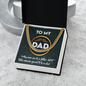 To My Dad Cuban Link Gold Chain, To My Dad Necklace From Daughter, Gift For Dad From Son, Fathers Day Necklace For Men