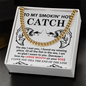 To My Smokin' Hot Catch Necklace, Valentine Day Gift For Husband From Wife Ideas, Valentine Birthday Gifts, Valentine Gift For Husband From Wife