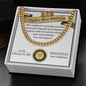 World's Best Boyfriend Cuban Chain Necklace, Valentine Day Gifts For Husband From Wife, Gifts For Husband From Wife Unique Valentine Day