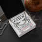 To My Smokin' Hot Catch Necklace, Valentine Day Gift For Husband From Wife Ideas, Valentine Birthday Gifts, Valentine Gift For Husband From Wife