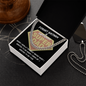 Super Dad Cuban Link Gold Chain, To My Dad Necklace From Daughter, Gift For Dad From Son, Fathers Day Necklace For Men