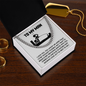 To My Man Necklace, Valentine Day Presents For Man, My Soulmate Gifts For Him, Gifts For Husband From Wife Unique Valentine Day