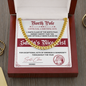 Santa Claus Cuban Link Chain Necklace, My Soulmate Gifts For Him, Christmas Presents For Boyfriend, Christmas Gifts For Husband From Wife