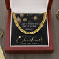 Cuban Link Chain Christmas Necklace, Christmas Presents For Man, Gifts For Husband From Wife Unique Christmas, Christmas Gifts For Him