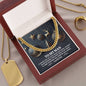 To My Man Necklace, Cuban Necklace For Men, Christmas Gifts For Man, Mens Gold Cuban Link Chain, To My Man Necklaces Gift