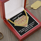 Super Dad Cuban Link Gold Chain, To My Dad Necklace From Daughter, Gift For Dad From Son, Fathers Day Necklace For Men