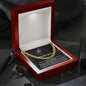 To My Man Necklace, Gifts For Men For Valentines Day, Cuban Link Chain For Men Stainless Steel, Christmas Gifts For Your Men