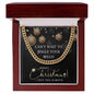 Cuban Link Chain Christmas Necklace, Christmas Presents For Man, Gifts For Husband From Wife Unique Christmas, Christmas Gifts For Him