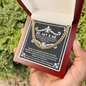 To My Dad Cuban Link Gold Chain, To My Dad Necklace, Gifts For Dad From Son, Cuban Chain Necklace For Men
