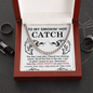 To My Smokin' Hot Catch Necklace, Valentine Day Gift For Husband From Wife Ideas, Valentine Birthday Gifts, Valentine Gift For Husband From Wife