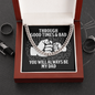 To My Dad Cuban Link Gold Chain, Necklace For My Dad, Dad Necklace For Daughter, Father Of The Bride Gifts, Gift For Dad Necklace