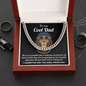 To My Cool Dad Cuban Link Gold Chain, Fathers Day Gifts For Dad Necklace, Birthday Gift For Dad From Kids, Fathers Day Gifts Bulk