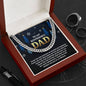 To My Boyfriend's Dad Necklace, Christmas Gifts For Boyfriends Dad, Boyfriends Dad Christmas Gifts, Cuban Chain Necklace For Boyfriends Dad