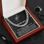 To My Man Necklace, Gifts For Men For Valentines Day, Cuban Link Chain For Men Stainless Steel, Christmas Gifts For Your Men