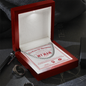 To My Man Cuban Chain Necklace, Valentine Day Presents For Man, Husband Valentine Day Gifts From Wife, Valentine Day Gifts For Husband And Wife