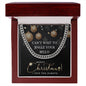 Cuban Link Chain Christmas Necklace, Christmas Presents For Man, Gifts For Husband From Wife Unique Christmas, Christmas Gifts For Him