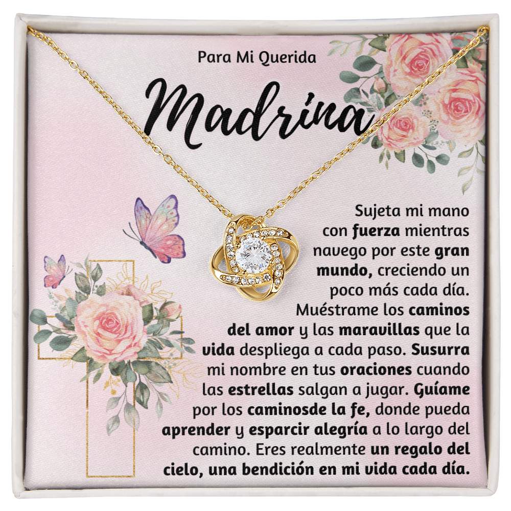 Regalo Para Madrina, Para El Amor De Mi Vida Cadena, Collar De Madrina - BR_4_MADRIJE_H8_3