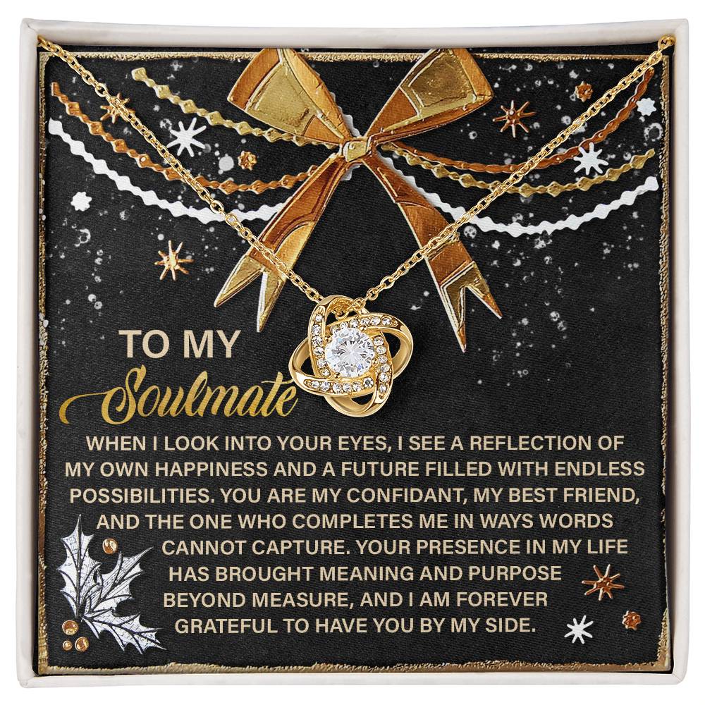 To My Soulmate Necklace For Women, Soulmate Necklace For Women, Christmas For Wife, Funny Christmas Gifts For Wife