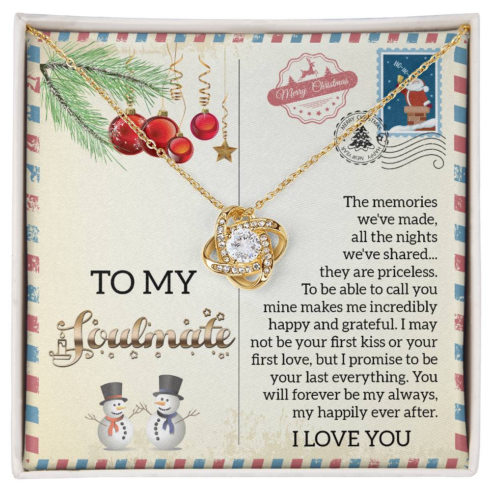 To My Soulmate Necklace, Gifts For Soulmate, Christmas Gifts For Girlfriend, Gifts For Her For Christmas, Christmas Gifts For Your Wife