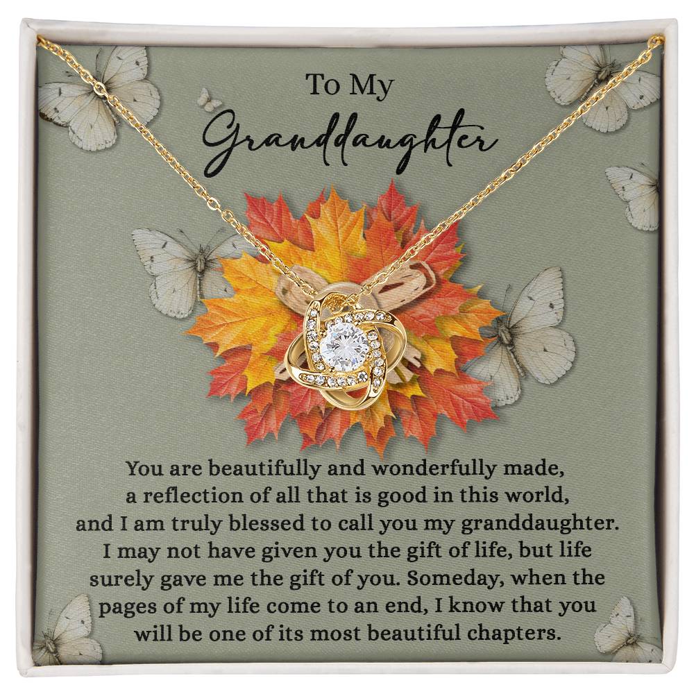 To My Granddaughter Necklace, Our Granddaughter Gifts From Grandparents, Great Granddaughter Necklace, Gifts For Granddaughter Adult