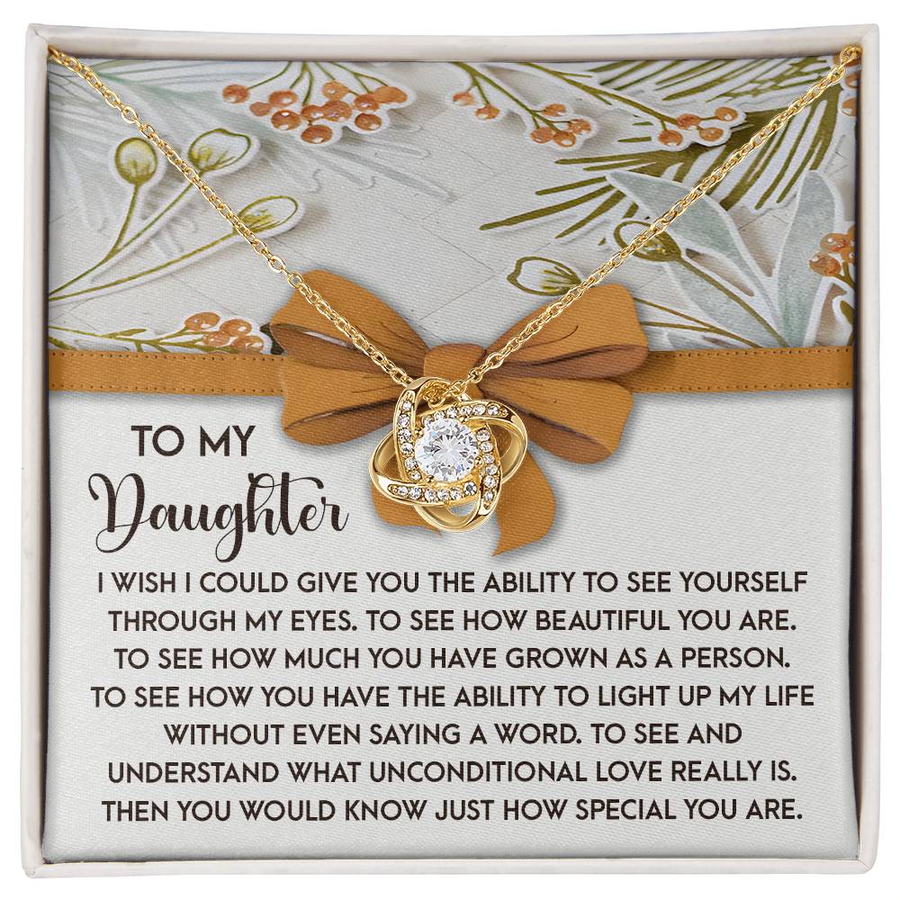 Adult Daughter Christmas Gifts, To My Daughter Necklace, Necklace For Daughter From Dad, To Our Daughter Necklace From Mom And Dad