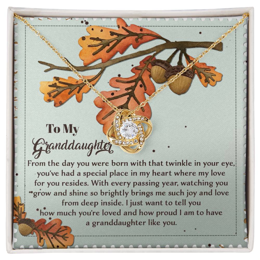 To My Granddaughter Necklace, Gifts For Granddaughter From Grandma, Valentines Card For Granddaughter, Necklace For Granddaughter From Grandpa