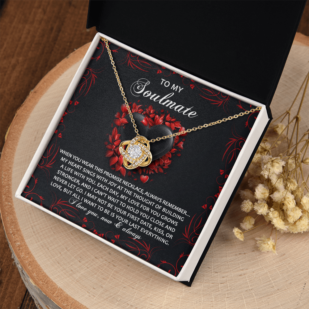 To My Soulmate Necklace, Unique Valentine Gifts For Her, Valentine Birthday Gifts, My Soulmate Gifts For Her, Valentine Jewelry For Women