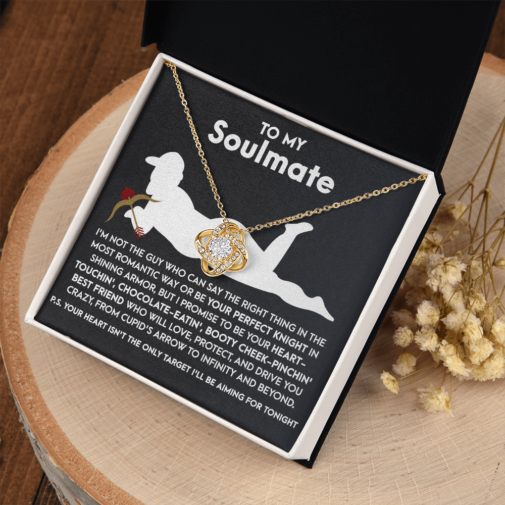 To My Soulmate Necklace, Best Valentine Gifts For Wife, To My Wife Valentine's Day Gift, Valentine's Day Necklace For Her, Valentine Birthday Gifts
