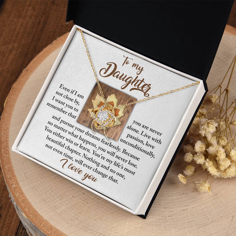 To My Daughter Necklace From Mom, Gifts For Daughter From Dad, To My Daughter Necklace Love Dad