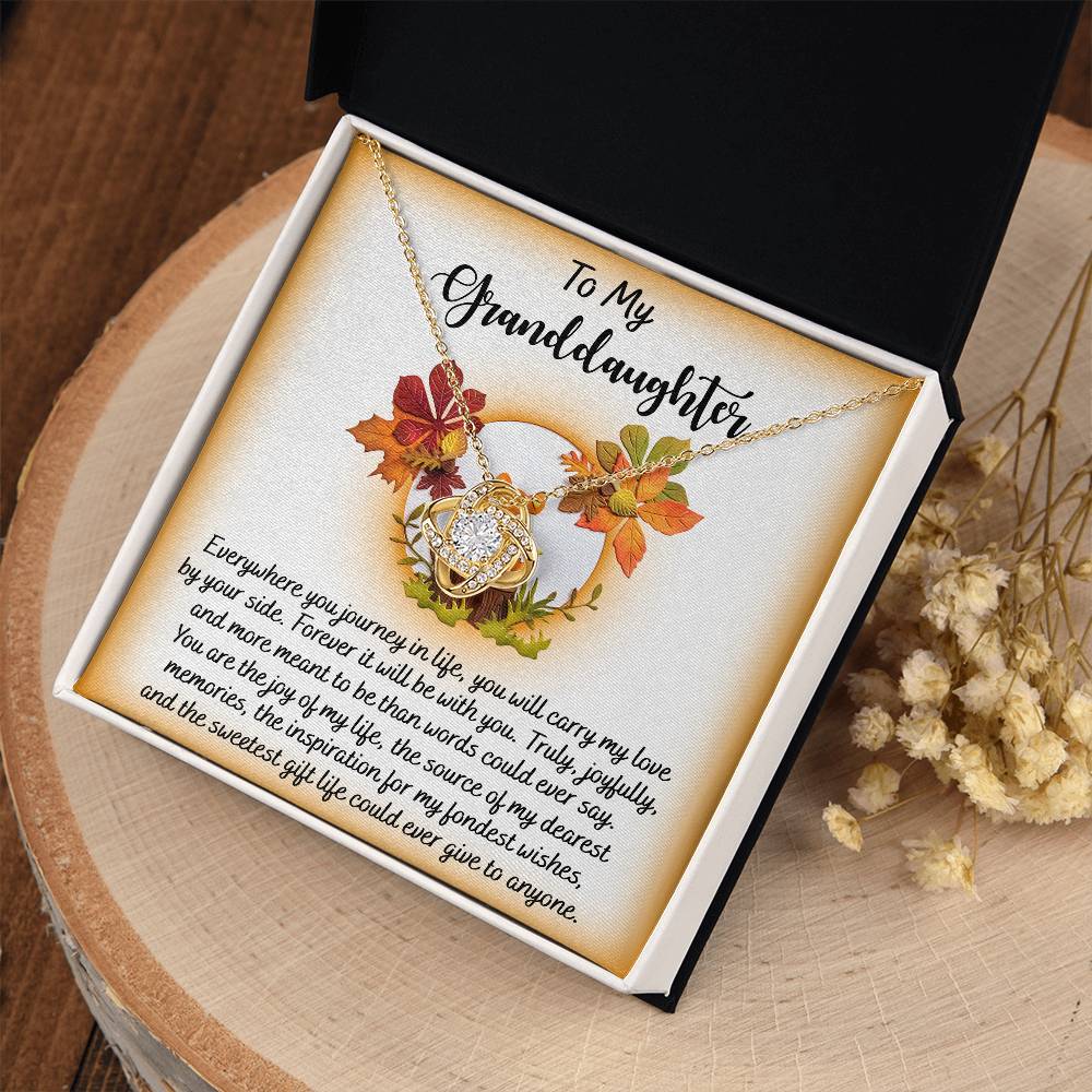 To My Granddaughter Necklace, Grandmother Granddaughter Gifts, Granddaughter Necklace From Grandparents, Christmas Gifts For Granddaughter