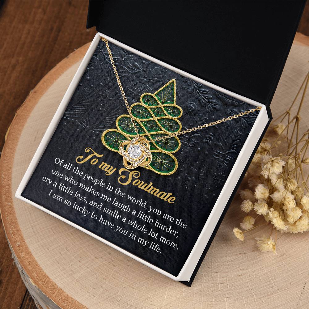 To My Soulmate Necklace, Christmas Gift For Girlfriend, Christmas Gifts Ideas For Wife, Soulmate Necklace Women