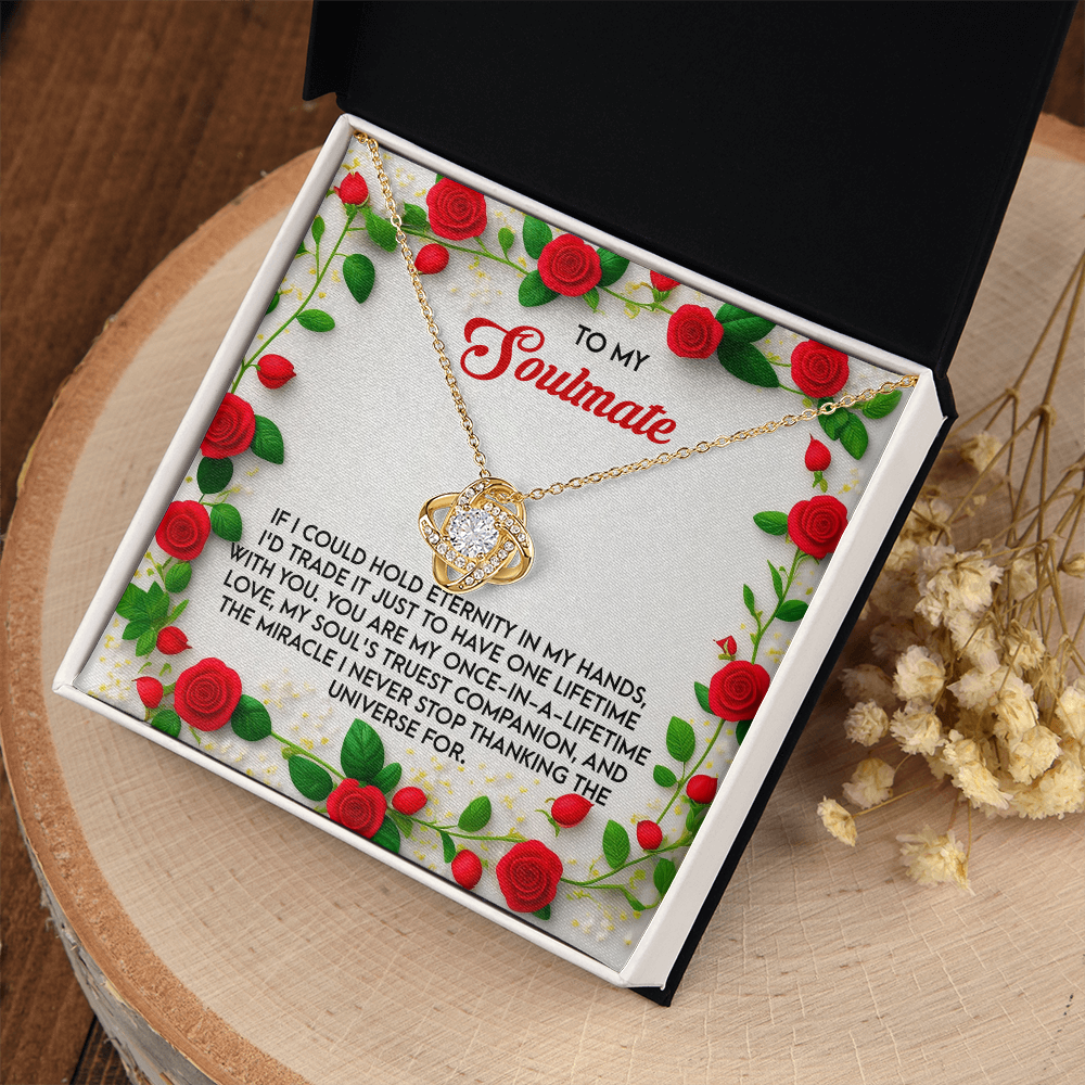 To My Soulmate Necklace, Necklaces For Girlfriend Gold, To My Beautiful Soulmate Necklace, Valentine Gifts For Husbands From Wife