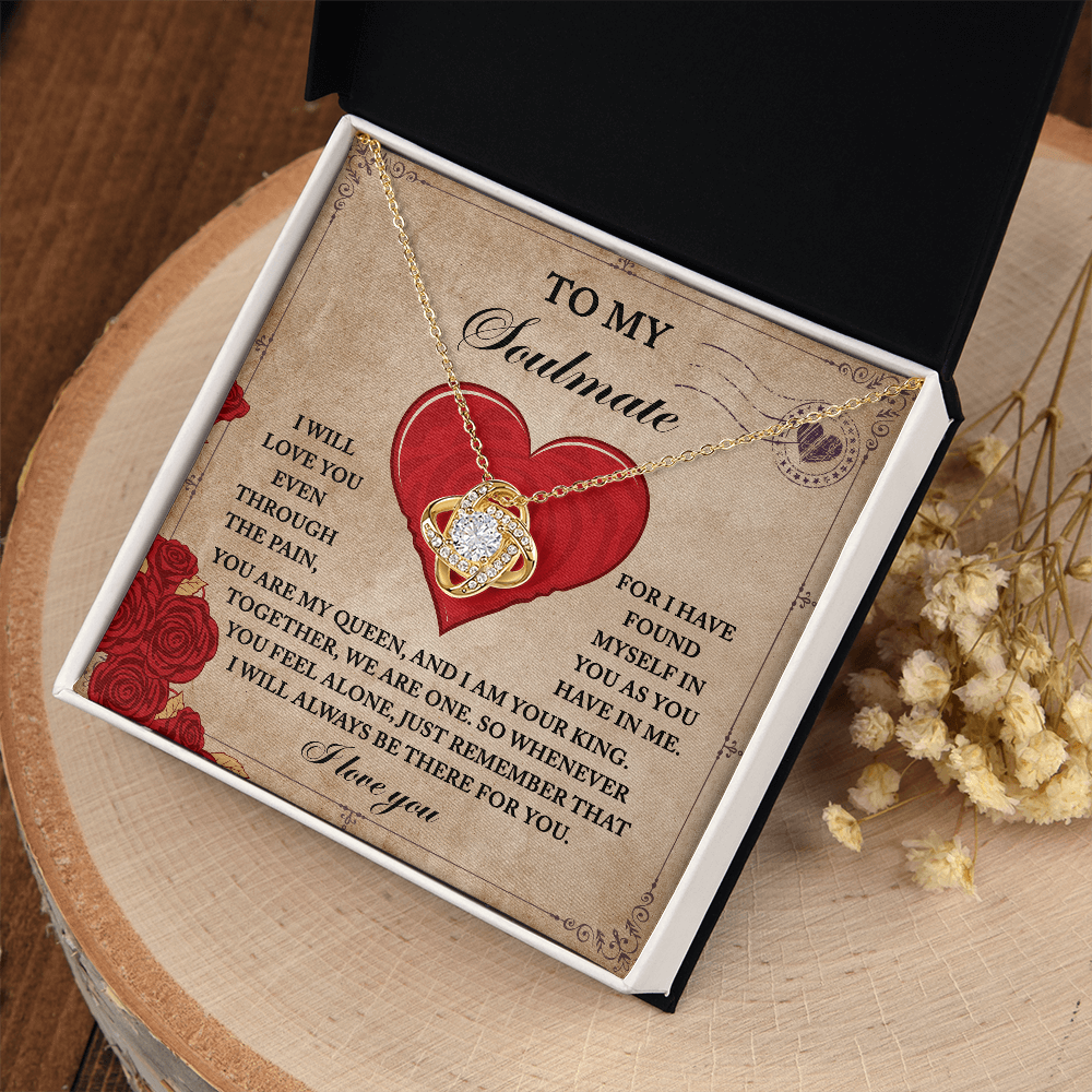 To My Soulmate Necklace, Valentine Gift For Wife From Husband, Valentine's Gift For Wife, Great Valentine Gifts For Her, Valentine's Day For Her