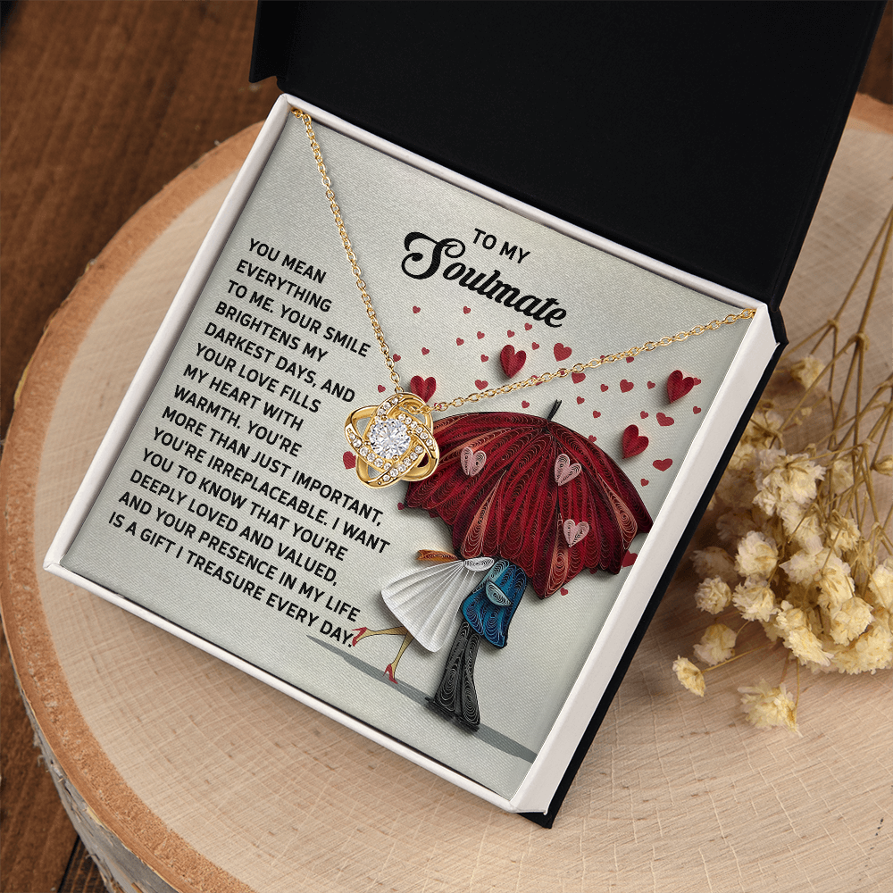 To My Soulmate Necklace, San Valentine Gift For Her, Valentine Presents For Women, Soulmate Gifts For Her, Valentine Gifts For Women
