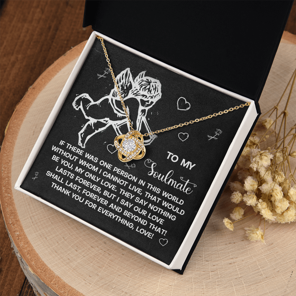 To My Soulmate Necklace, Valentine's Day Gifts, Valentine's Day Gifts For Women, Soulmate Necklace Women, Unique Valentine Gifts For Her