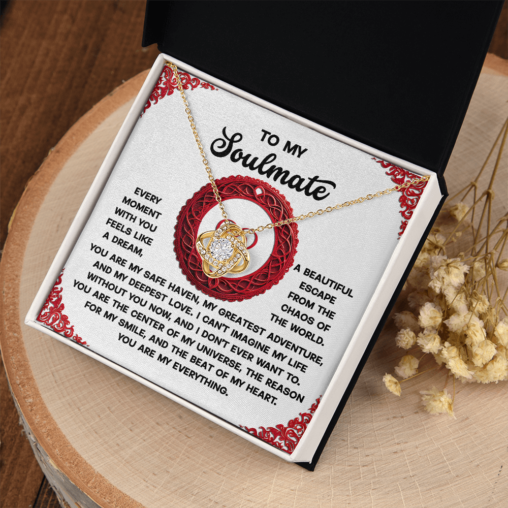 To My Soulmate Necklace, Valentine's Day Gifts, Valentine's Day Gifts For Women, Soulmate Necklace Women, Unique Valentine Gifts For Her