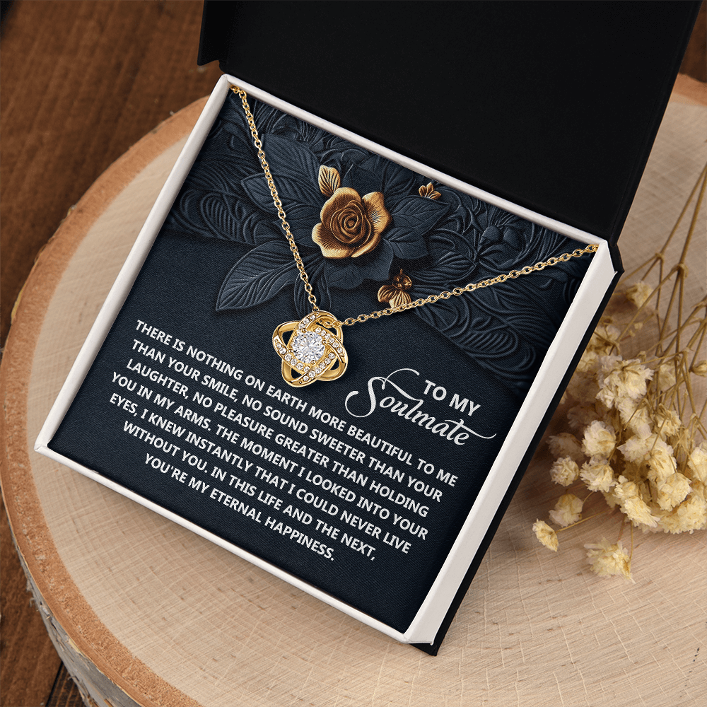 To My Soulmate Necklace, Best Valentine Gift For Wife, Valentine For Her Gift, Soulmate Necklace For Women, Valentine's Day Gifts For Women