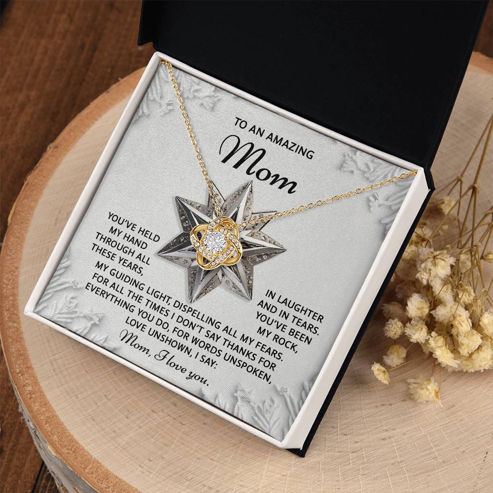 To My Amazing Mom Necklace, Christmas For Mom From Son, Christmas Gift For My Mom, Mom Christmas Gifts From Son