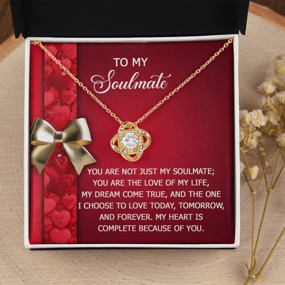 To My Soulmate Necklace, Soulmate Gifts For Women, Valentine Presents For Women, Valentine's Day For Her, Valentine Gifts For Women